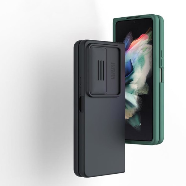 Nillkin Galaxy Z Fold 4 mobilcover CamShield Silky - Grøn