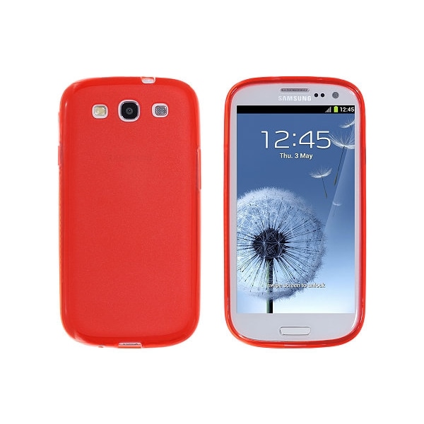 FlexiCase Skal till Samsung Galaxy S3 i9300 (Röd) Röd