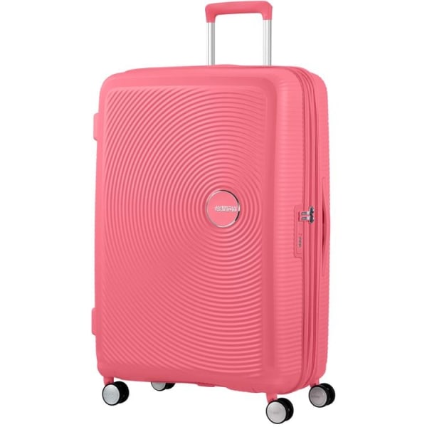 American Trourister Suitcase Soundbox 77 Exp - vaaleanpunainen