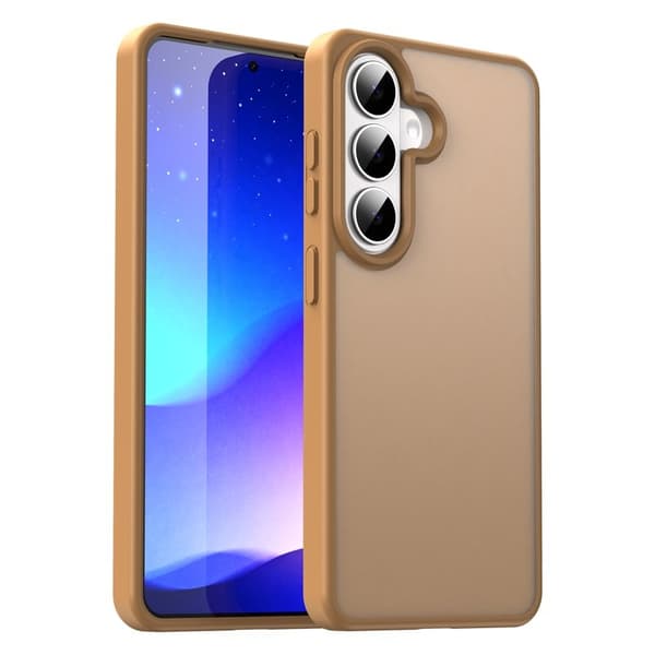Samsung Galaxy S26 Skal Touch Matte Anti Drop TPU - Öken Guld