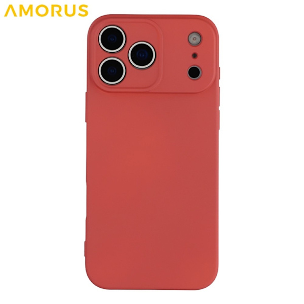 AMORUS Mobilskal till iPhone 17 Pro Max Precise Cutouts - Röd Röd