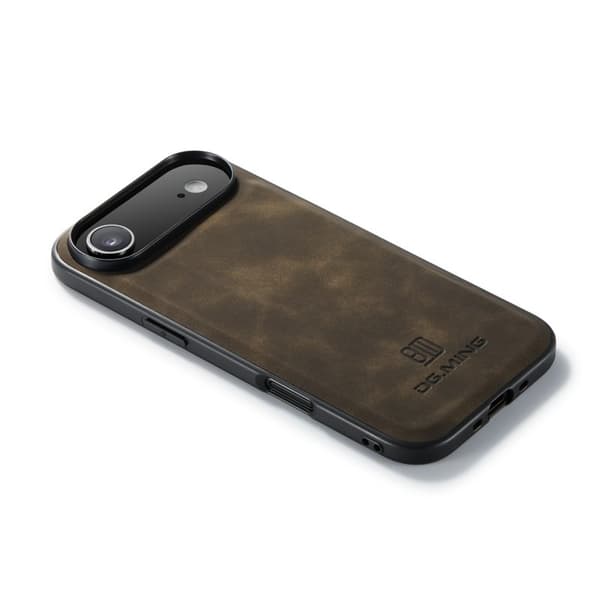 DG.MING Mobilskal till iPhone Air PU Läder Hybrid - Brun