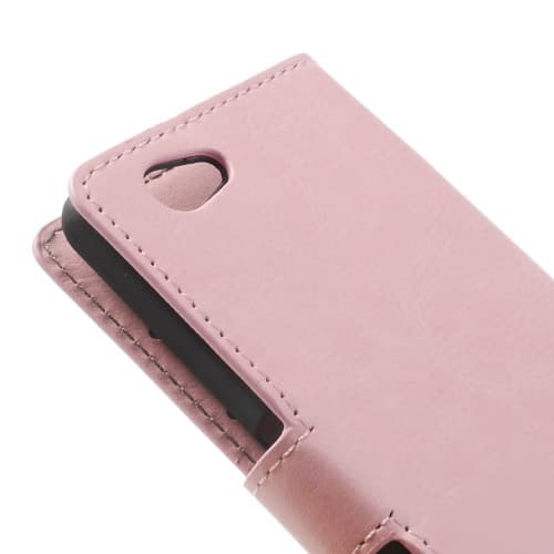 Sony Xperia Z1 Compact -lompakkokotelo (Pinkki) Pink