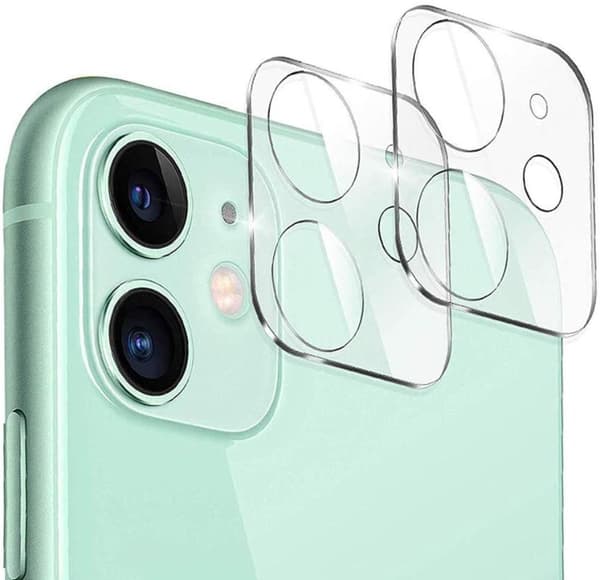 [2-PACK] Kamerans linssi suoja karkaistusta lasista iPhone 11 - Kirkas Transparent