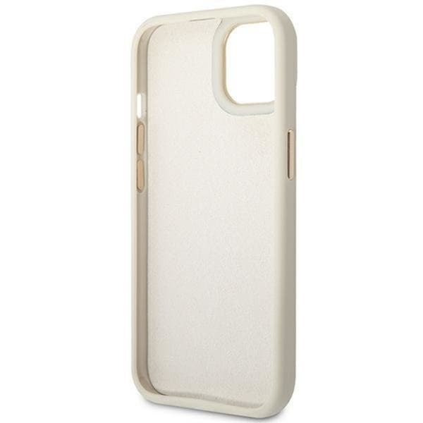 GUESS iPhone 14 Plus Skal Croco Collection - Sølv Silver