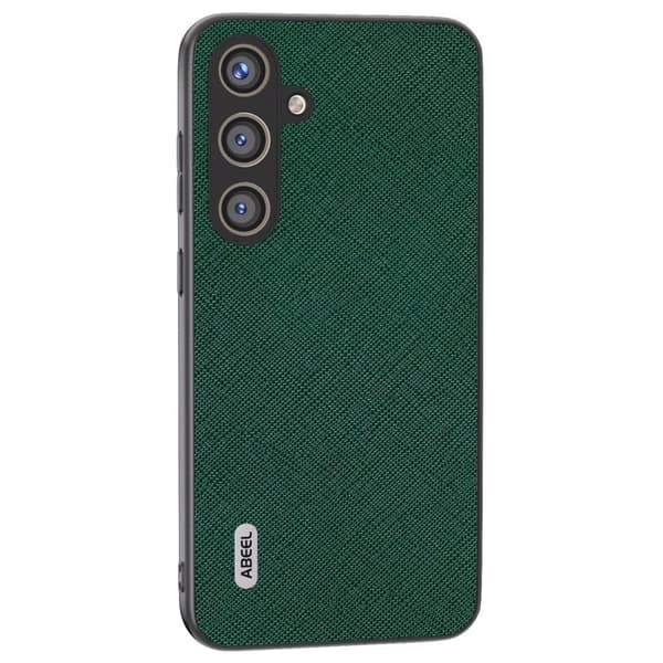 ABEEL Mobilskal till Samsung Galaxy S24+ Cross Texture Impact-resistent Grön