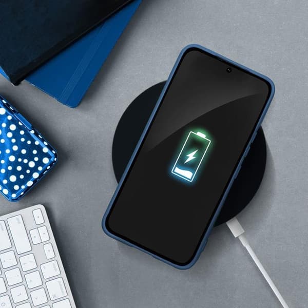 Mobilskal till Galaxy A36 5G Silikon - Blå Blå