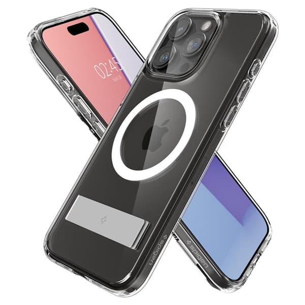 Spigen Mobilskal till iPhone 15 Pro Magsafe Ultra Hybrid S Transparent