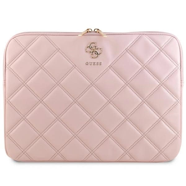 Guess Computertaske 14" Quiltet 4G - Lyserød Rosa