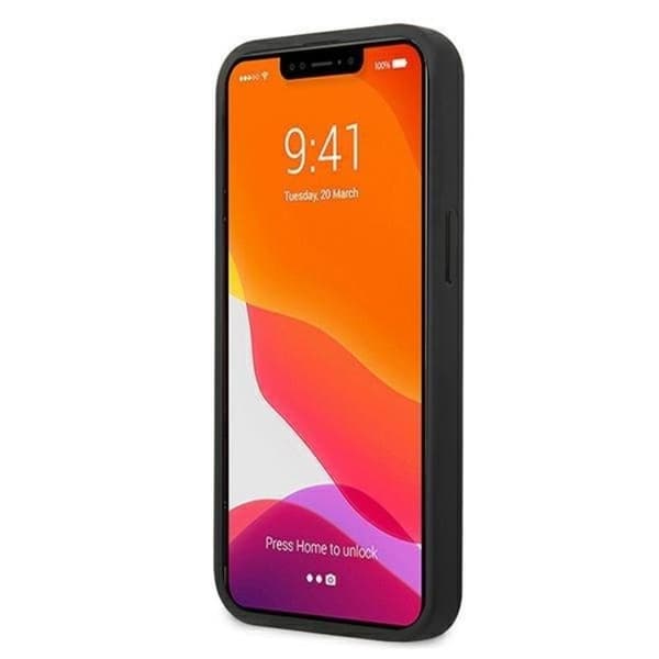 Mercedes iPhone 13 Mini -kotelo nahkaa - tummansininen Blå
