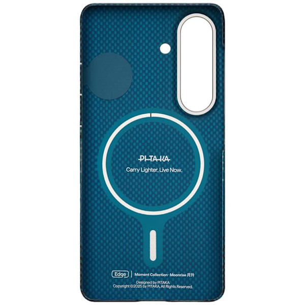 PITAKA Mobilskal För Galaxy S26 Plus MagSafe Edge - Moonrise Blå