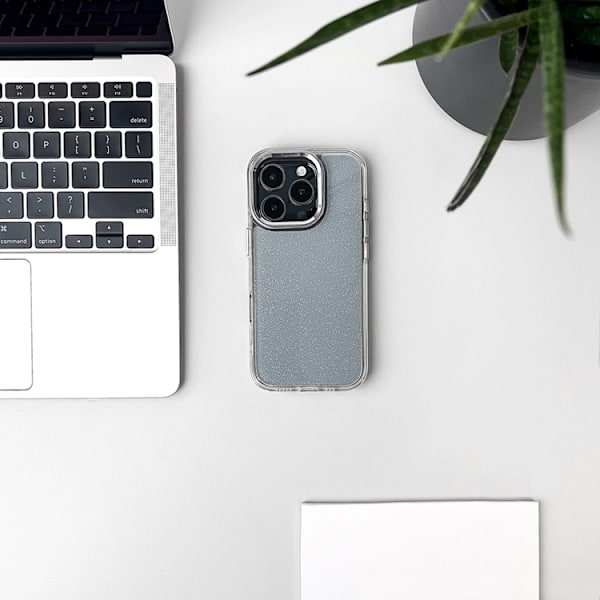 Mobilskal till iPhone 16e Glitter - Clear