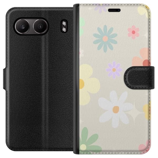OnePlus Nord 4 Pung Taske med Fejende Blomster