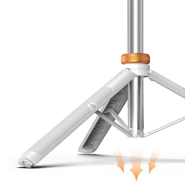 Tech-Protect Bluetooth Selfie Stick Stativ - Hvid Vit