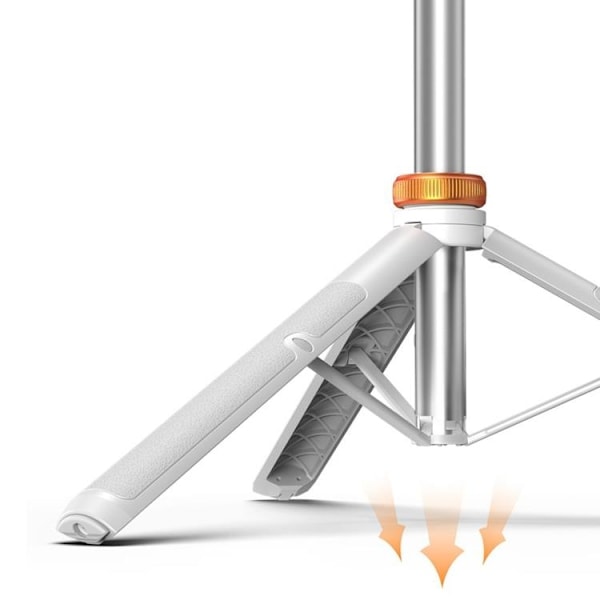 Tech-Protect Bluetooth Selfie Stick Tripod - Vit Vit
