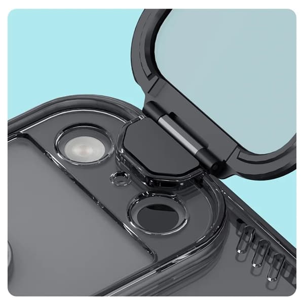 NILLKIN Mobilskal till iPhone 17 Pro Max Iceblade Prop Kickstand Svart