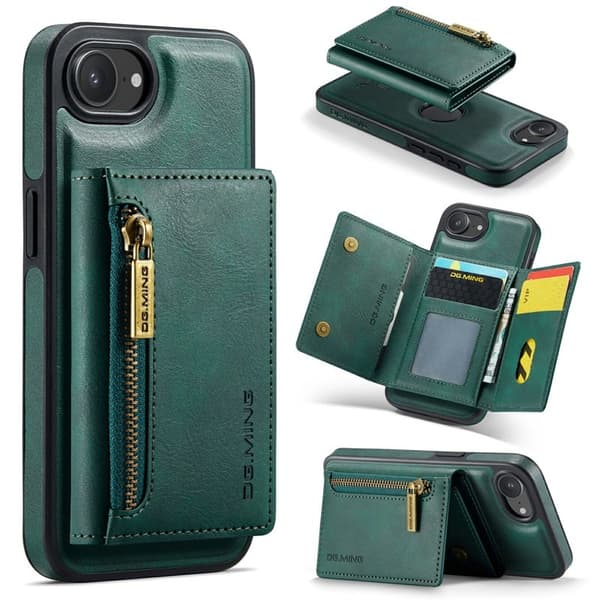 DG.MING M5 Series Mobilskal till iPhone 16e Detachable Grön