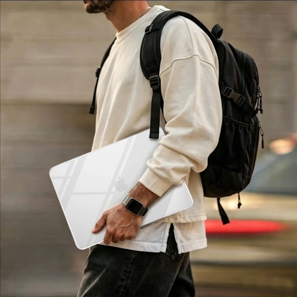 Tech-Protect Skal För Macbook Pro 16 (2021-2026) Soft Shell - Kristallklar Transparent