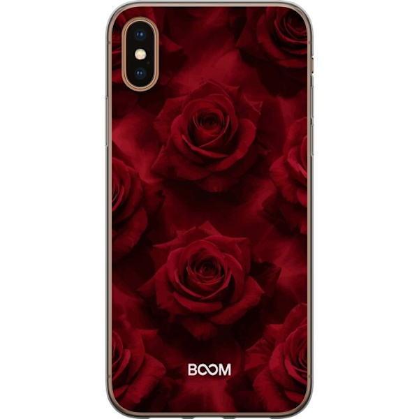 Mobilskal till Apple iPhone X med Crimson Rose