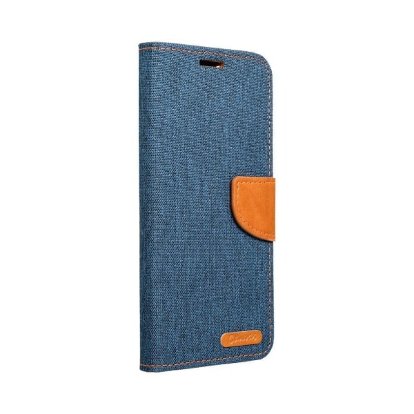 Galaxy A53 5G Wallet Case Canvas Nylon - Sininen