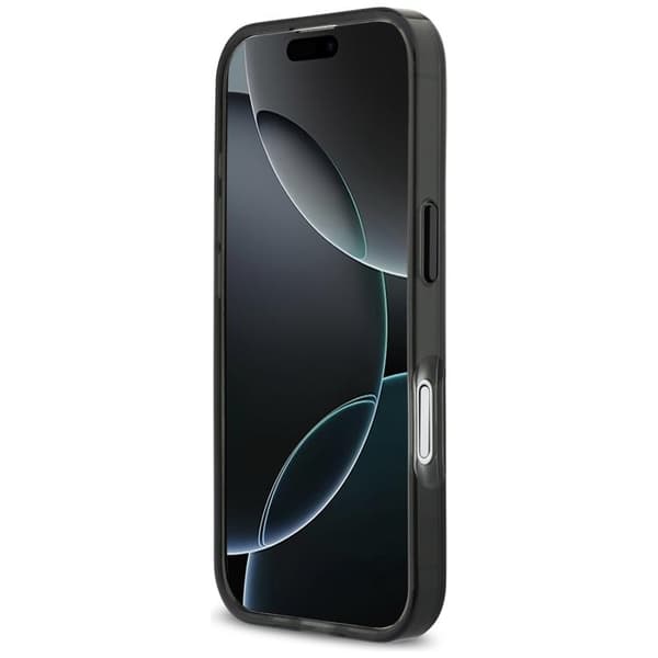 BMW Mobilskal till iPhone 17 MagSafe Metal Tricolor Lines - Anthracite Grå