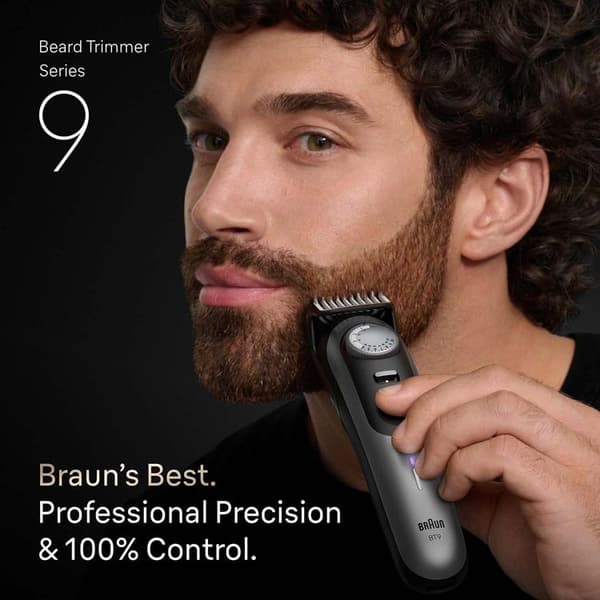 Braun Skäggtrimmer BT 9520 - Satin Chrome
