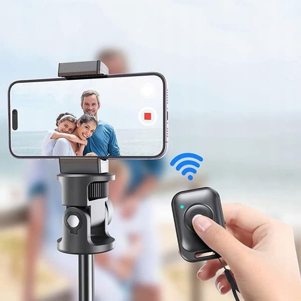 Tech-Protect Bluetooth Selfie Stick Stativ - Hvid Vit