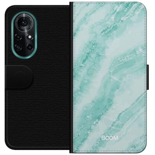 Plånboksfodral till Huawei nova 8 Pro med Mint Marble