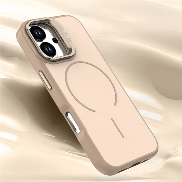 Mobilskal till iPhone 17 MagSafe Skin-Touch Kickstand - Grå Grå