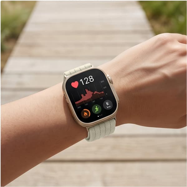 Tech-Protect Huawei Watch Fit 3/4/4 Pro/5/5 Pro Armband Nylon - Starlight Vit