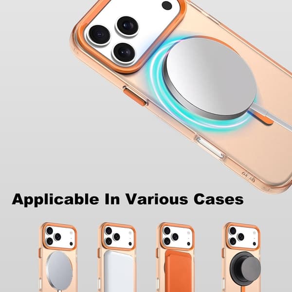 IMAK Mobilskal till iPhone 17 Pro MagSafe Anti Drop - Orange Orange