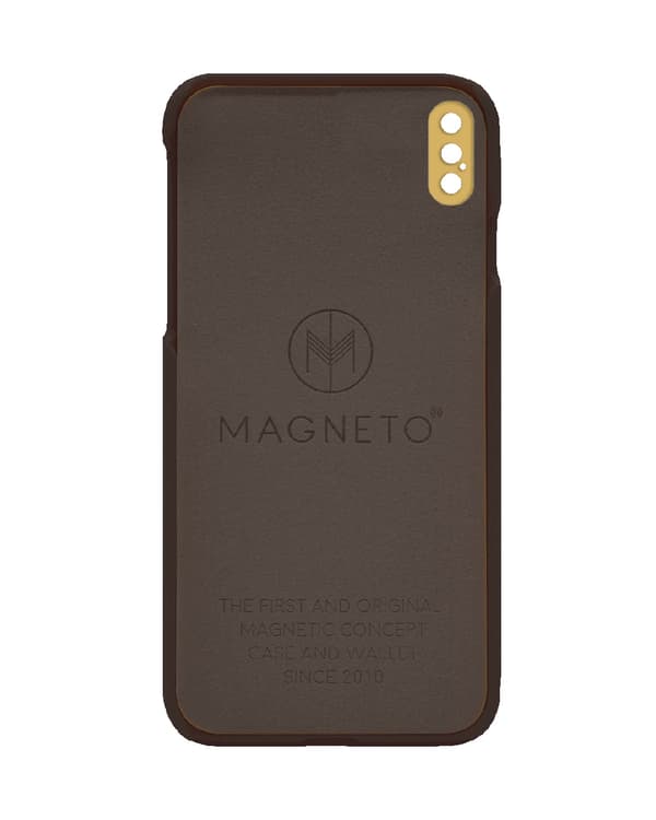 Marvêlle iPhone XS MAX Magneettinen Kuori Oak Brown Brun