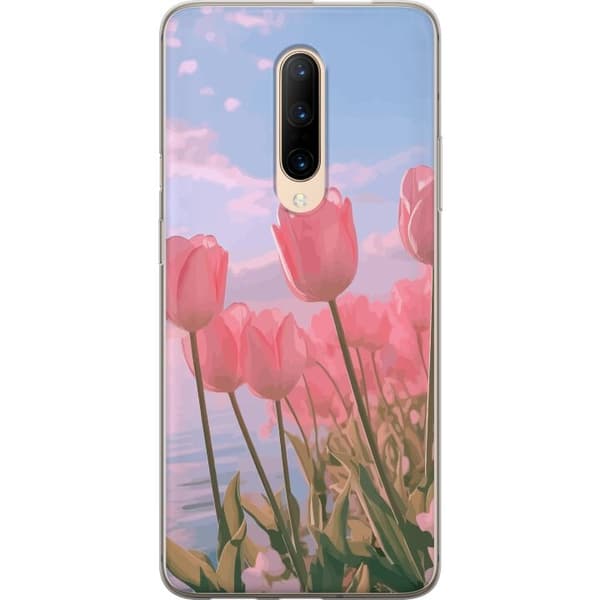 Mobilcover til OnePlus 7 Pro med Rosa Tulipaner