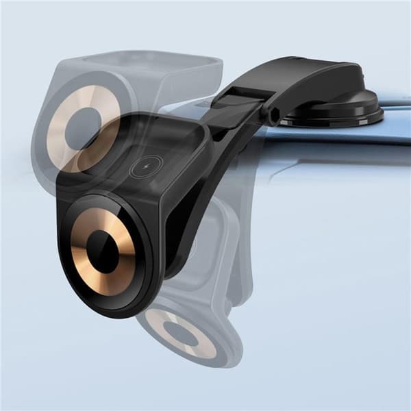 Kojelaudan puhelinteline 15 W 2IN1 - Musta Black