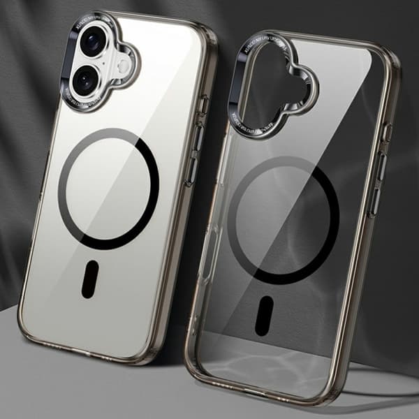XUNDD Mobilskal till iPhone 16 MagSafe TPU+Acrylic Skydd - Svart