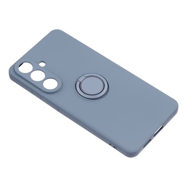 Mobilskal för Samsung Galaxy S26 Plus Silikon med Ring Kickstand - Mörkblå