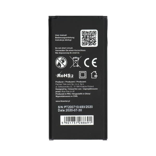 Blå stjerne Samsung S5 Mini Batteri G800F 2500mAh PREMIUM