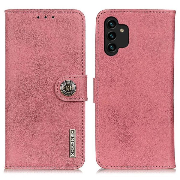 KHAZNEH Textured Wallet Case Galaxy A13 4G - Pink