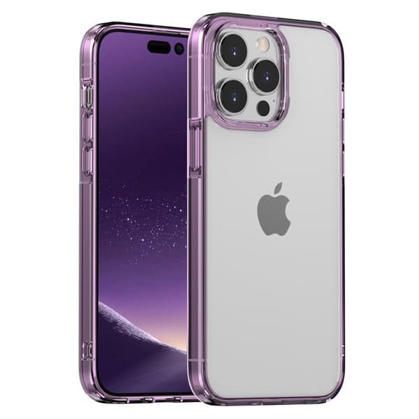 iPhone 14 Pro Max Skal Acrylic TPU - Lila Lila
