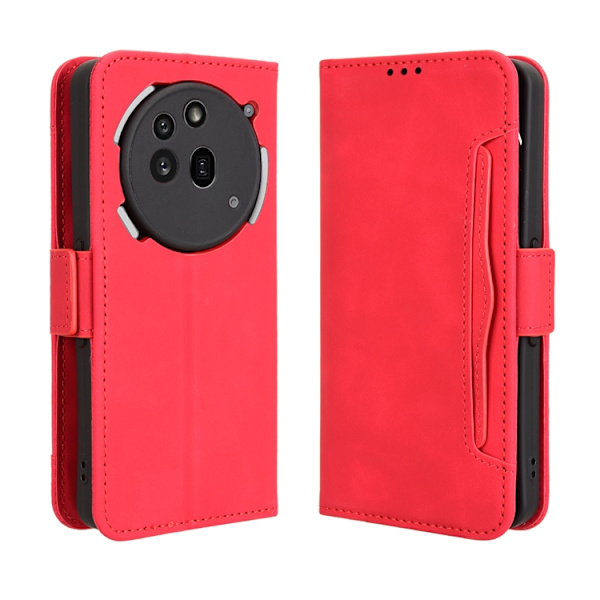 Nothing Phone (3a) Pro Plånboksfodral Läder - Röd Röd