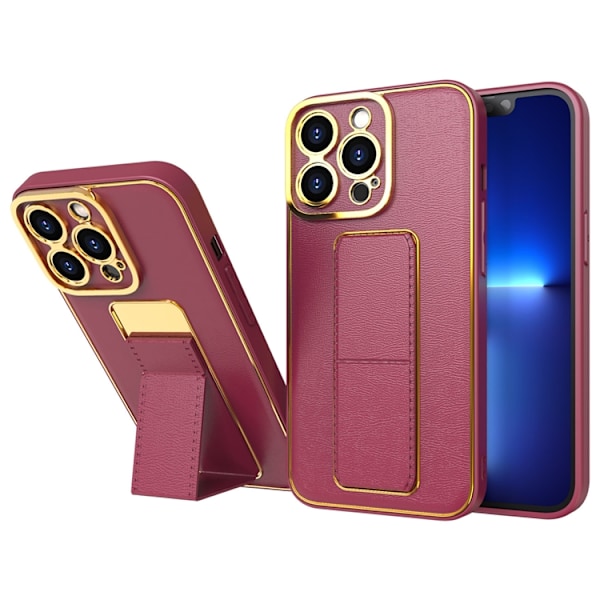 iPhone 12 Pro Skal Kickstand - Röd Röd