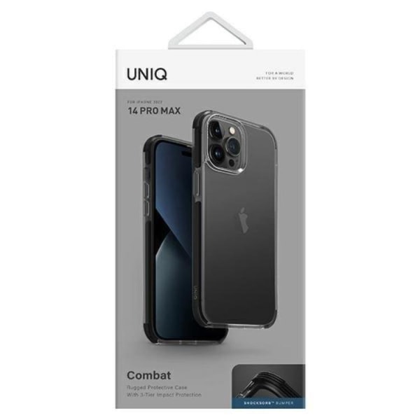 Uniq iPhone 14 Pro Max Skal Combat - Svart