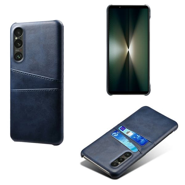 Mobilskal till Sony Xperia 1 VII med Dual Kortfack - Blå Blå