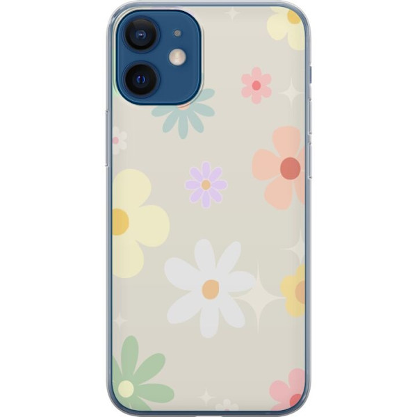 Mobilskal till Apple iPhone 12 med fejdande blommor