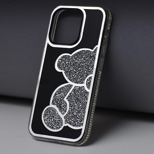 Mobilskal till iPhone 12 Pro Teddy Bear - Silver Silver