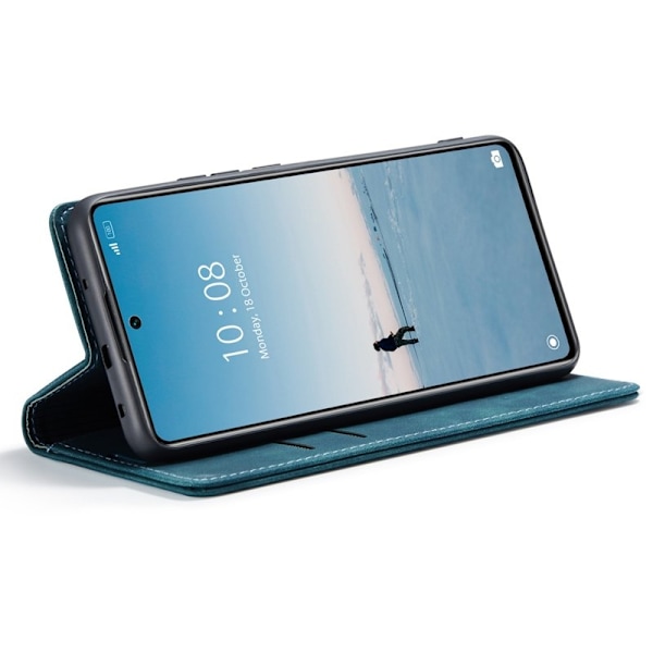 CASEME 013 Plånboksfodral för Xiaomi 12 Lite 5G KonstLäder Blå