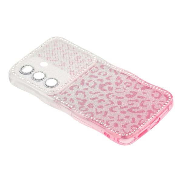 Mobilskal för Samsung Galaxy S26 Plus TPU med rhinestones - Gradient Rosa
