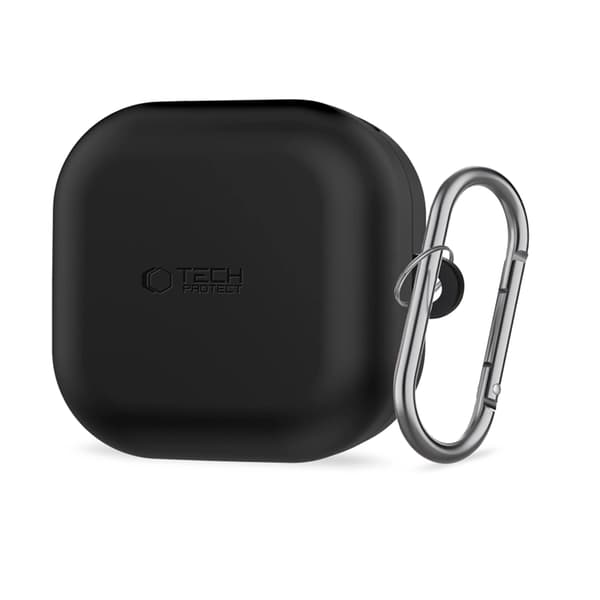 Tech-Protect Skal För Galaxy Buds 4/4 Pro Silikon Hook - Svart Svart