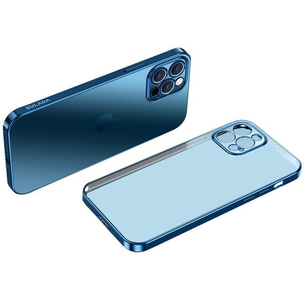 SULADA Mobilskal till iPhone 13 Pro TPU Electroplating Blå 6.1 tum