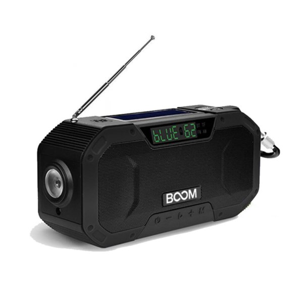 BooM - Vevradio 5000 mAh Powerbank Bluetooth Högtalare Lampa - S